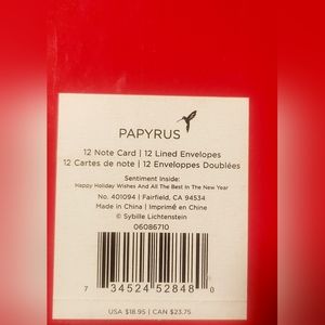 Papyrus | Office | Nwt Papyrus Set Of Blank Photo Insertable Holiday ...